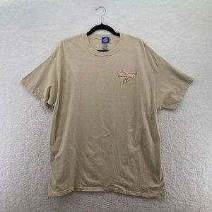 Budweiser monochromatic embroidered t-shirt